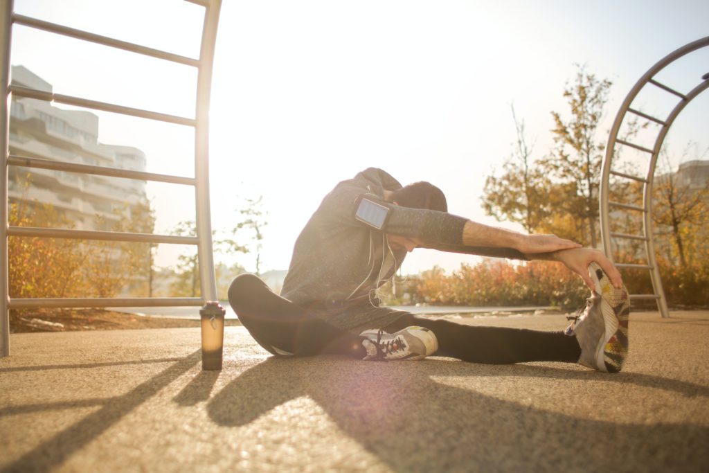 Stretching is essential before you dive into playing your tennis match.