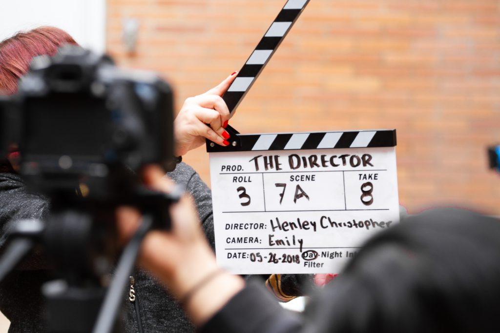 A film director must possess many skills and abilities to finish a movie. 