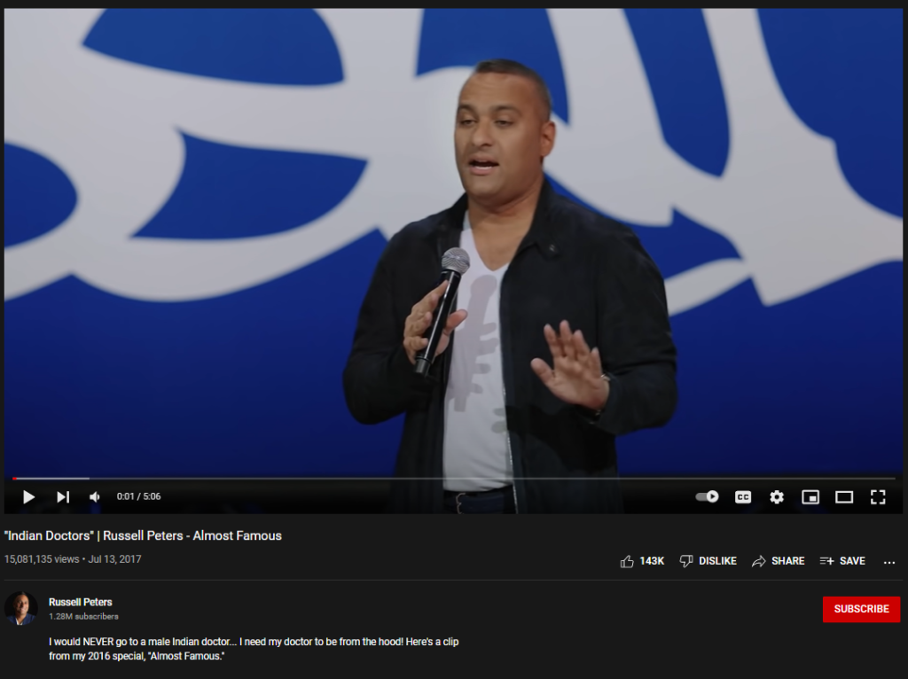 Youtube is the ultimate portal if you are into binge watching stand up comedy. 